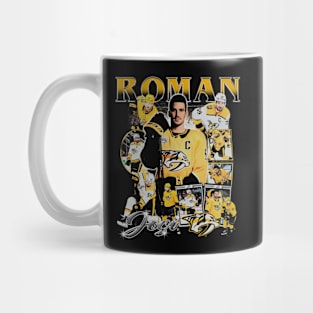 Roman Josi Vintage Bootleg Mug